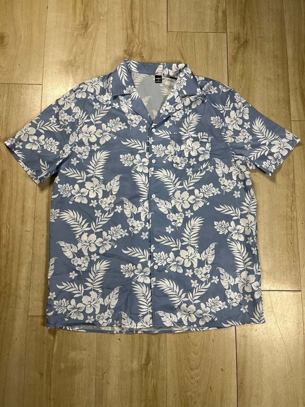 COOFANDY Men's Tropical Floral Short Sleeve Button Down Hawaiian Shirt